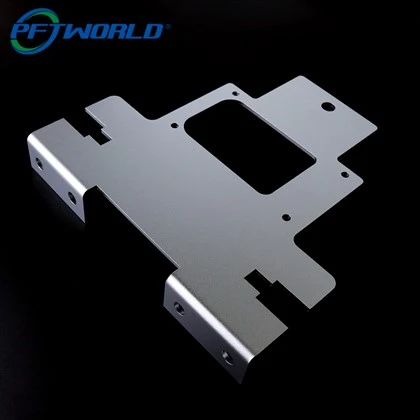 Các bộ phận nhôm gia công CNC chính xác tùy chỉnh - Lớp phủ chuyển đổi crôm hóa trị ba phun cát